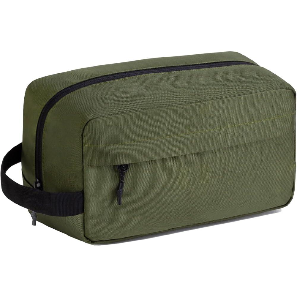 imageVorspack Travel Toiletry Bag for Men  Hanging Toiletries Bag Water Resistant Travel Bag for Toiletries AccessoriesGreen