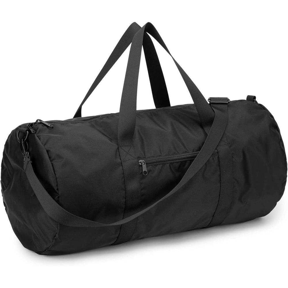 imageVorspack Duffel Bag 202428 Inches Foldable Gym Bag for Men Women Duffle Bag Lightweight with Inner Pocket for Travel Sports20 Inches Black
