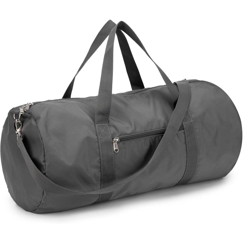 imageVorspack Duffel Bag 202428 Inches Foldable Gym Bag for Men Women Duffle Bag Lightweight with Inner Pocket for Travel Sports20 Inches Grey