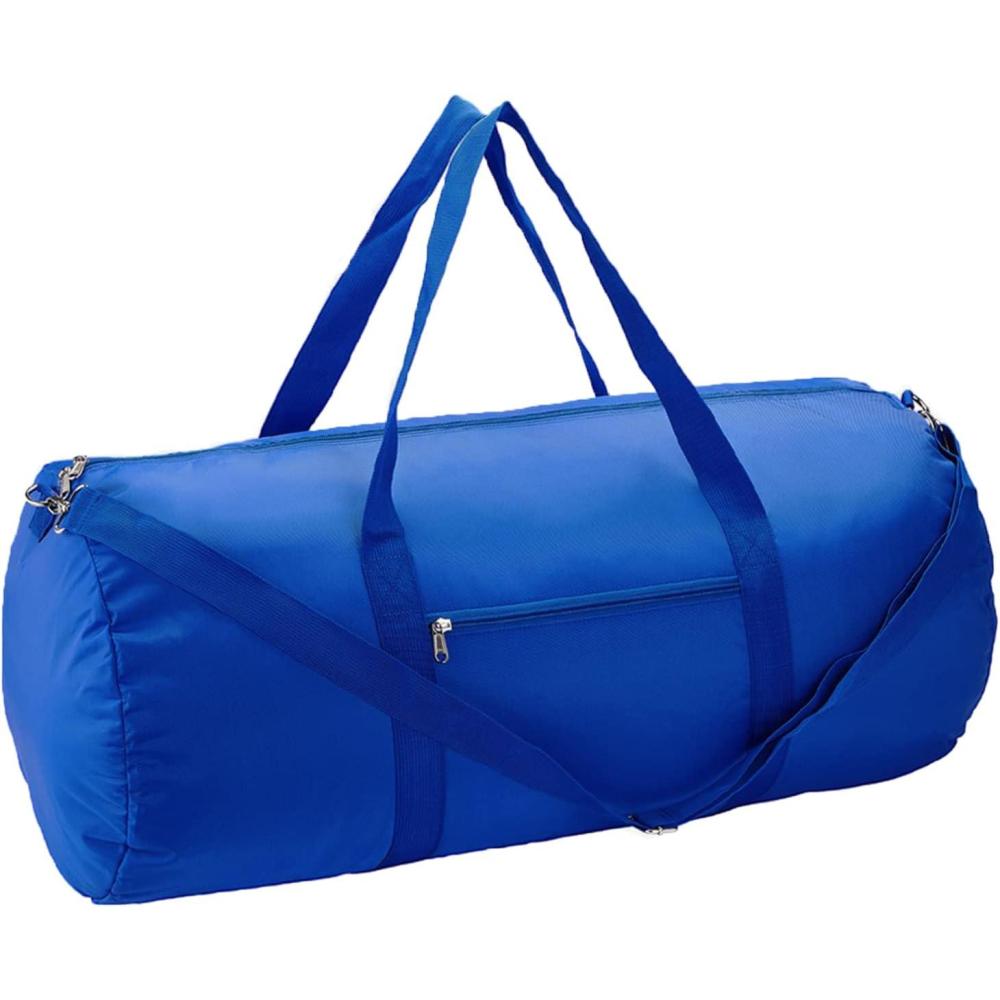 imageVorspack Duffel Bag 202428 Inches Foldable Gym Bag for Men Women Duffle Bag Lightweight with Inner Pocket for Travel Sports24 Inches Blue