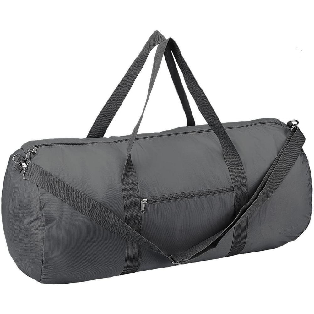 imageVorspack Duffel Bag 202428 Inches Foldable Gym Bag for Men Women Duffle Bag Lightweight with Inner Pocket for Travel Sports28 Inches Grey