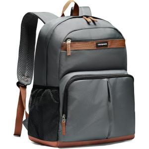Vorspack Backpack for Men and Women – Large Casual Daypack Backpacks Lightweight Bookbag for College Work Travel – Grey(Grey)