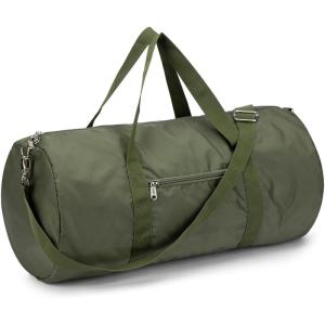 Vorspack Duffel Bag 20-24-28 Inches Foldable Gym Bag for Men Women Duffle Bag Lightweight with Inner Pocket for Travel Sports(20 Inches Green)