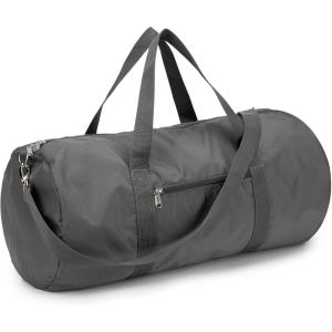 Vorspack Duffel Bag 20-24-28 Inches Foldable Gym Bag for Men Women Duffle Bag Lightweight with Inner Pocket for Travel Sports(20 Inches Grey)