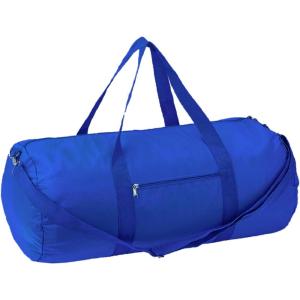 Vorspack Duffel Bag 20-24-28 Inches Foldable Gym Bag for Men Women Duffle Bag Lightweight with Inner Pocket for Travel Sports(28 Inches Blue)