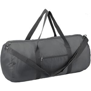 Vorspack Duffel Bag 20-24-28 Inches Foldable Gym Bag for Men Women Duffle Bag Lightweight with Inner Pocket for Travel Sports(28 Inches Grey)