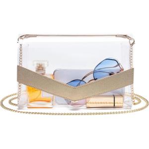 Vorspack Stadium Approved Cute Clear PVC Crossbody Bag for Women – Sports Concert Festival