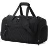 imageVorspack Gym Bag for Men  21 Inches Duffle Bag for Travel Waterresistant Travel Bag with Shoe Compartment Wet Pocket Duffel Bag for Gym Sports Travel Weekender Overnight  BlackBlack